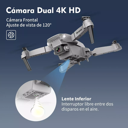 TurboFly™ - Drone con triple cámara Full HD y 4K (PROMOCIÓN SOLO HOY)